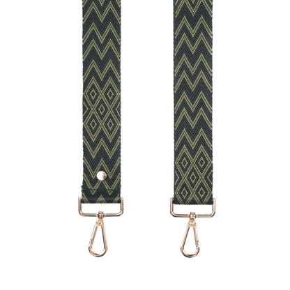 Strap green zig zag