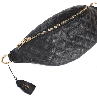 Bum bag Quilted black